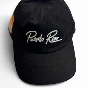 Limited edition bad bunny Black Puerto Rico Embroidered Cap